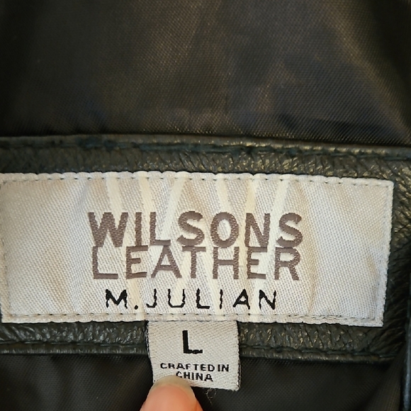 Wilsons Leather Varsity Bomber Jacket - Picture 6 of 8
